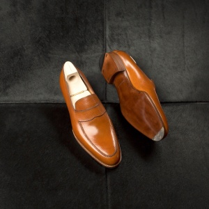 Made to Order Casual & Classic Calf Grain Leather Loafer: Saint Crispin's Model 111, sole