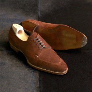 Saint Crispins Model 508. Buck suede, Natural leather sole