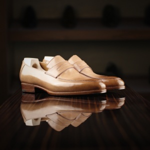 Made to Order Natural Crust Calf Shoe: Saint Crispin's Model #563
