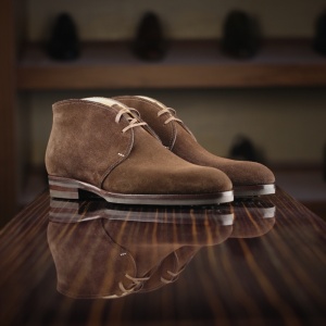 Made to Order Curved Dainite Soles Shoe: Saint Crispin's Model #524
