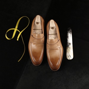 Made to Order Natural Loafers Shoe: Saint Crispin's Model #563
