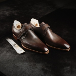 Made to Order Novello Monk Strap Shoe: Saint Crispin's Model #107
