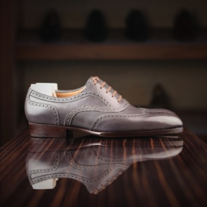Made to Order A Very Perforated Dress Oxford Shoe: Saint Crispin's Model #305